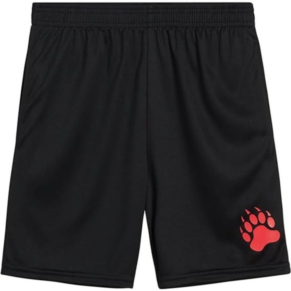 Black Bear Boys' Active Shorts - 2 Pack Performance Dry-Fit Athletic Solid Short - Picture 6 of 8